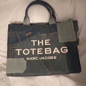 Marc Jacobs Denim Patchwork Tote